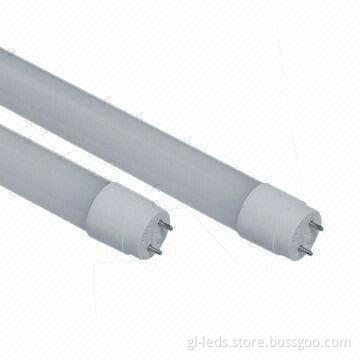 PC LED Daylight Tubes with 84%Ra Color Rendering Index and 100 to 240V AC Working Voltage